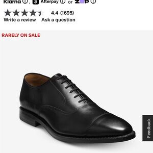 Allen Edmonds Classic Black Oxfords